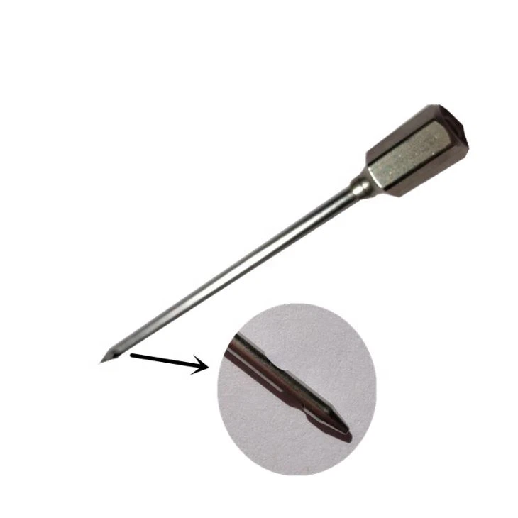 Blunt Sealed Stainless Steel Puncture Needle With Holes