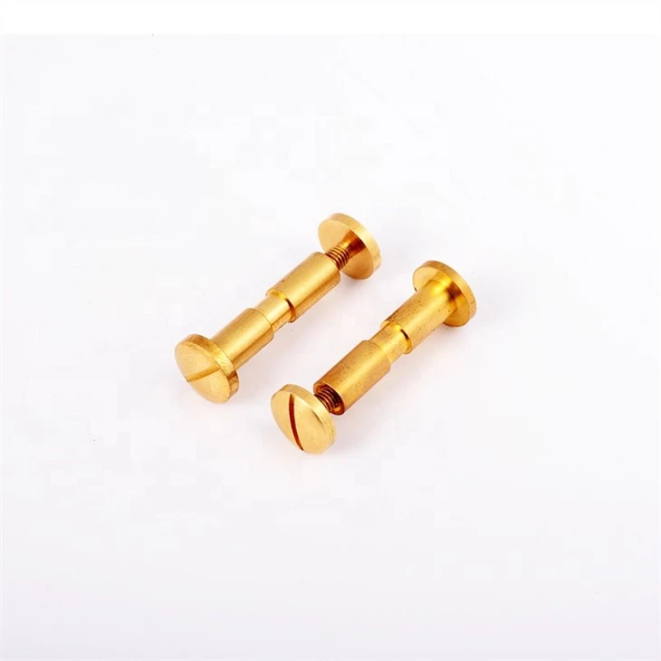 Steel Black Leather Chicago Screw